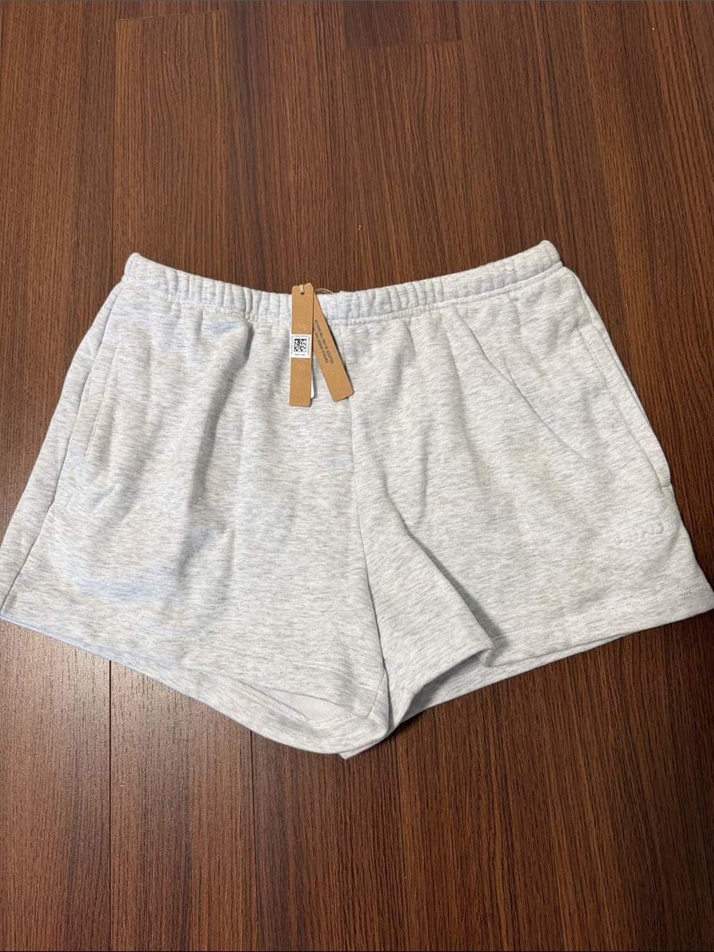 SKIMS Light Gray Women's Athletic Lounge Shorts